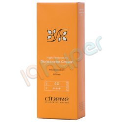 کرم ضد آفتاب طیف گسترده و فاقد چربی با SPF 40 سینره 65 میلی لیتر