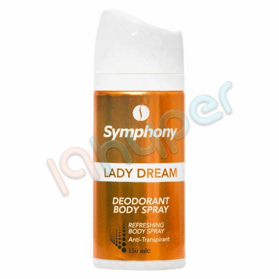 اسپری دئودرانت بدن مدل Lady Dream سیمفونی 150 میلی لیتر