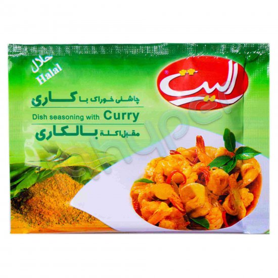 چاشنی خوراک با کاری الیت 15 گرم