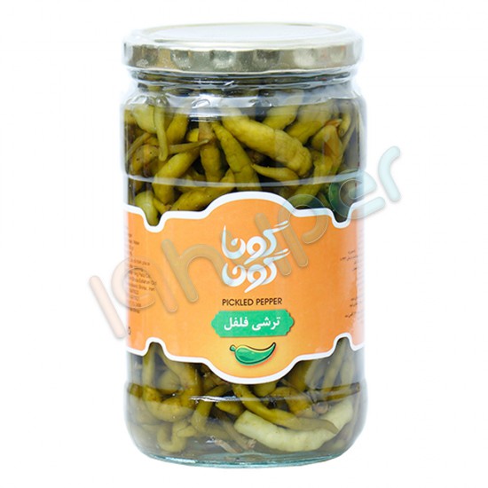 ترشی فلفل گوناگون 650 گرم