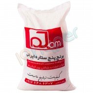 برنج پنج ستاره ایرانی جم 10 کیلوگرم