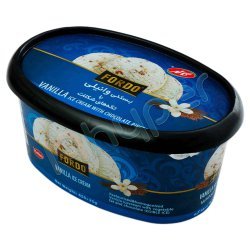 بستنی وانیلی با تکه های شکلات فوردو کاله 650 گرم