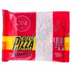 پنیر پیتزا پروسس رنده شده 206 وزن 180 گرم