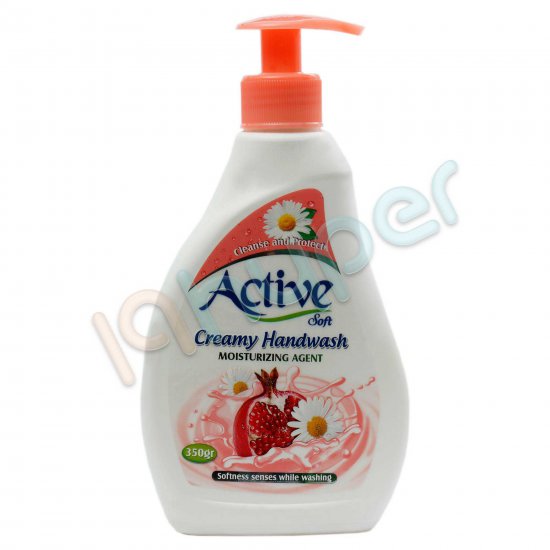 مایع دستشویی کرمی با رایحه انار و گل اکتیو 350 گرم