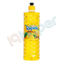 مایع ظرفشویی کریستالی زرد راپیدو 900 گرم