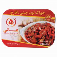 خوراک لوبیا چیتی با قارچ هانی 285 گرم