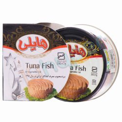 کنسرو ماهی تون در روغن هایلی 180 گرم