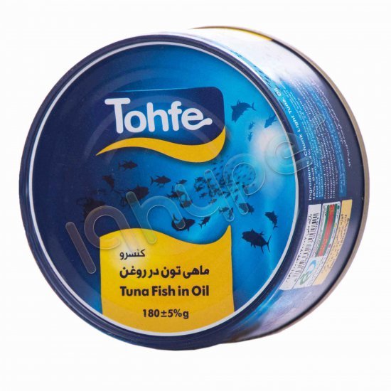 کنسرو ماهی تون در روغن تحفه 180 گرم