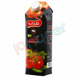 آب گوجه فرنگی تکدانه 1 لیتر