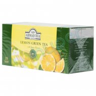 چای کیسه ای سبز پاکتدار با عطر و طعم لیمو احمد 25 عدد