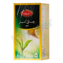 چای کیسه ای سبز لیمو گلستان 25 عدد