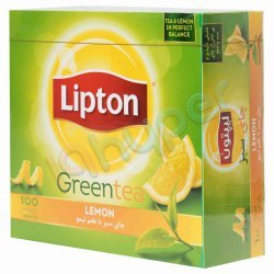 چای کیسه ای سبز با طعم لیمو لیپتون 100 عدد