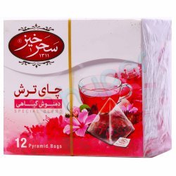 دمنوش گیاهی چای ترش کیسه ای سحرخیز 12 عدد