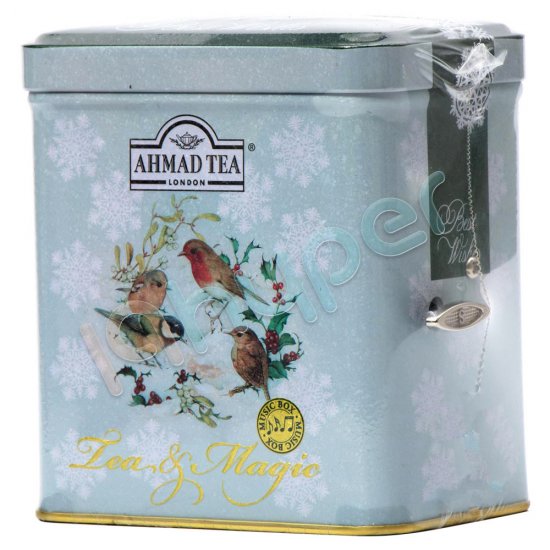 چای معطر مخصوص جعبه فلزی موزیکال احمد 80 گرم