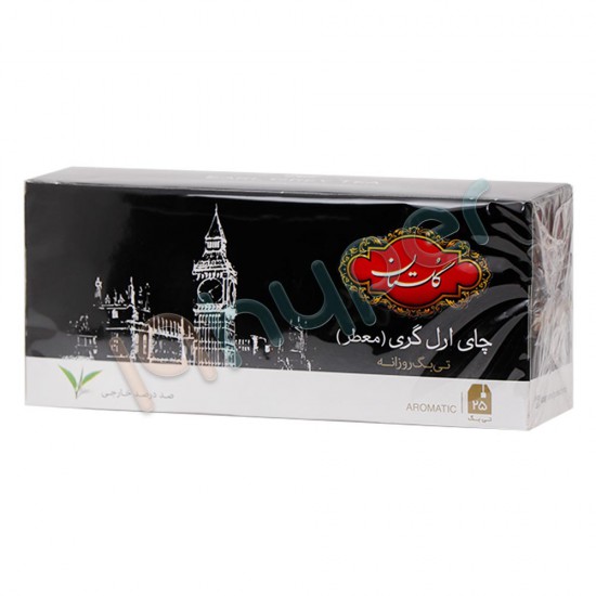 چای ارل گری معطر گلستان 25 عدد