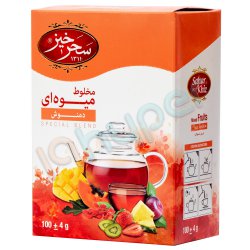 دمنوش مخلوط میوه ای سحرخیز 100 گرم