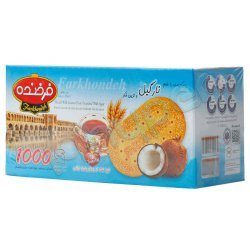 بیسکویت با طعم نارگیل و تزیین شکر فرخنده 900 گرم