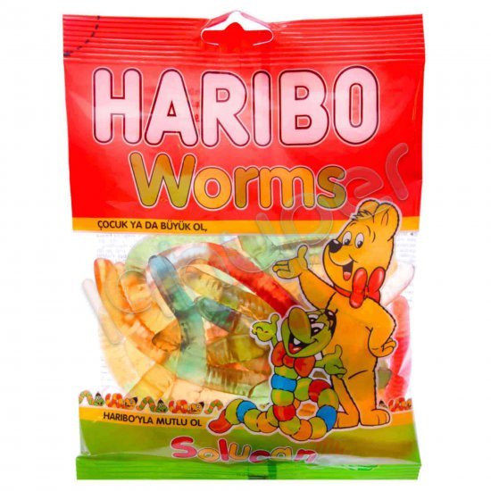 پاستیل طرح مار haribo وزن 160 گرم