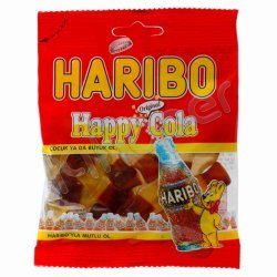 پاستیل نوشابه haribo وزن 80 گرم