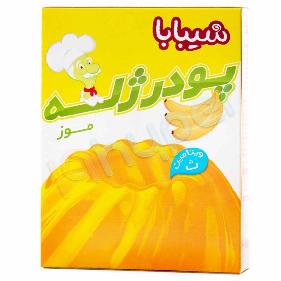 پودر ژله موز شیبابا 100 گرم