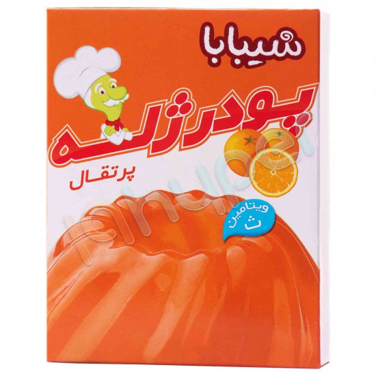 پودر ژله پرتقال شیبابا 100 گرم