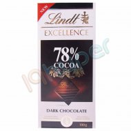 شکلات تلخ 78 درصد لینت اکسلانس 100 گرم